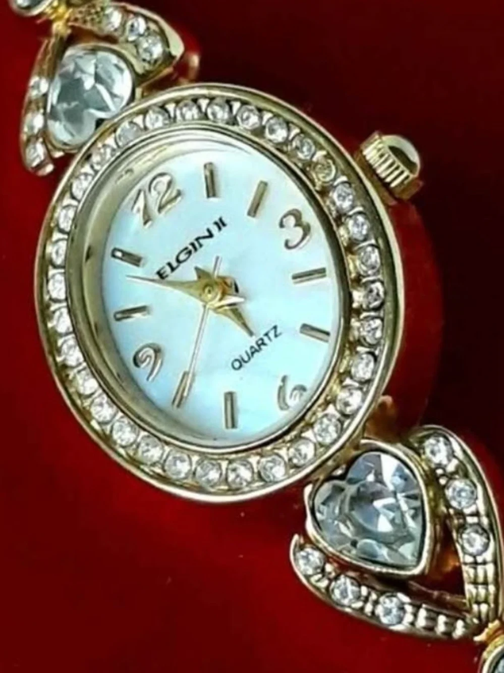 Rare Citizen Gold Crystal Accent Women’s Quartz Bracelet Watch